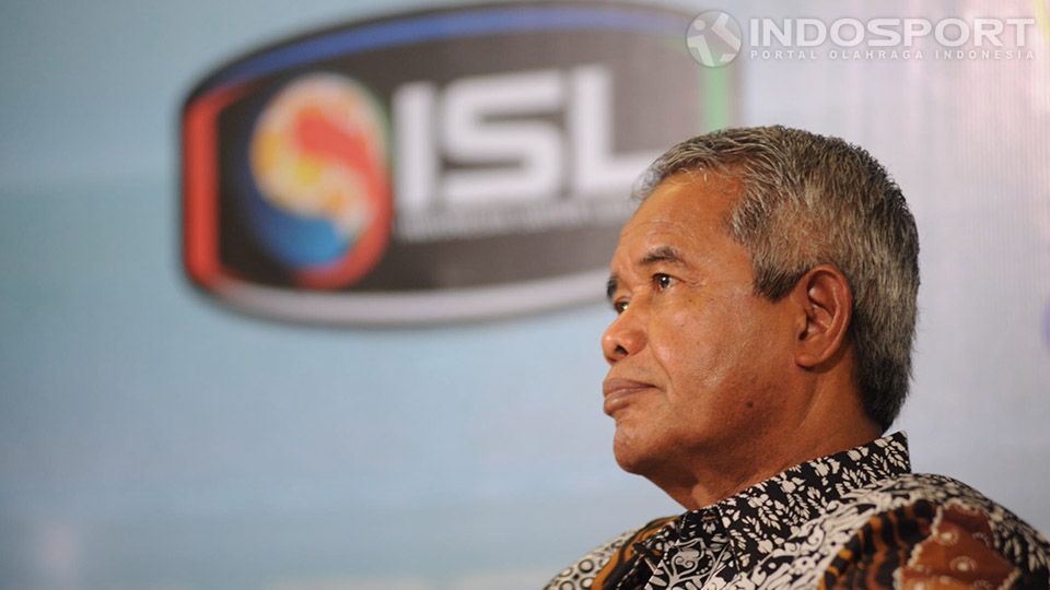 Ketua Umum Persatuan Sepakbola Seluruh Indonesia (PSSI) Djohar Arifin. Copyright: &copy; Ratno Prasetyo/ INDOSPORT